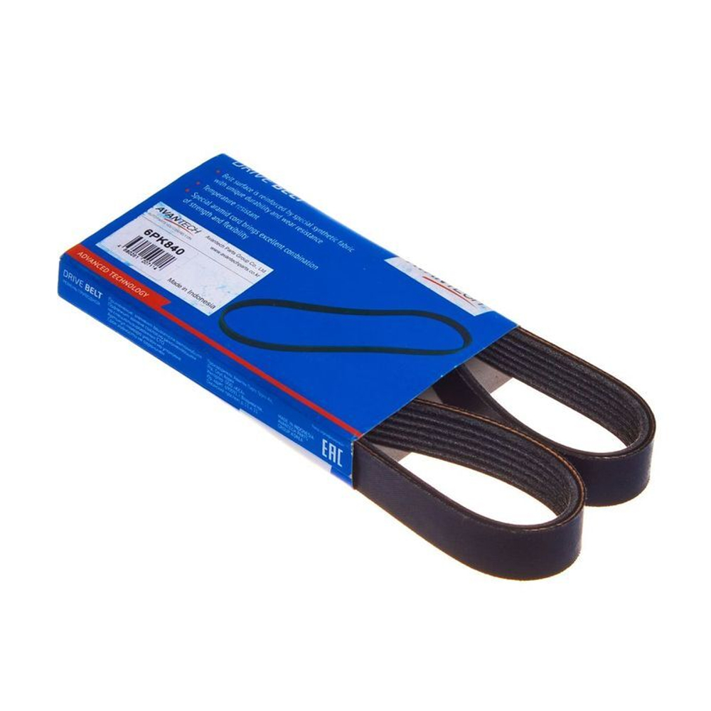 Ремень поликлиновый AVANTECH 6PK840