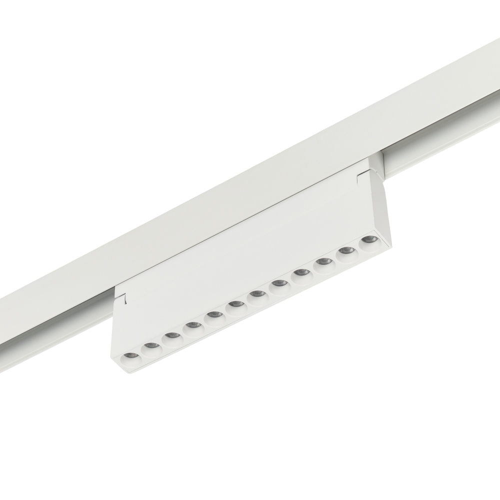 Трековый магнитный светодиодный светильник 12W 48V MyFar FlowPoint MT0213-12W3K-W