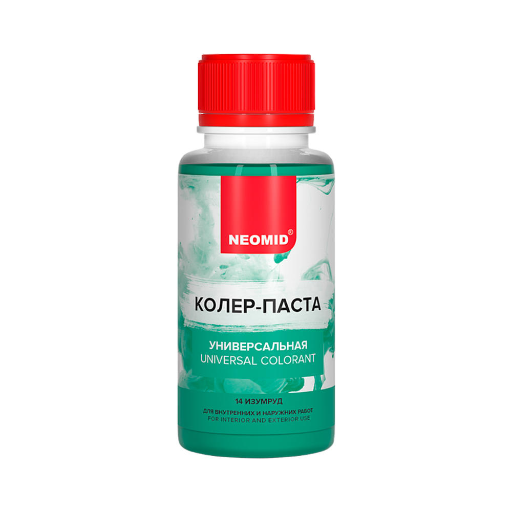 Неомид Колер-паста универсальная Палитра №1 (14 ИЗУМРУД) 100 мл