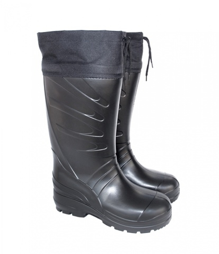 Сапоги мужские ЭВА с надставкой «Эльбрус Плюс» (черный/олива)