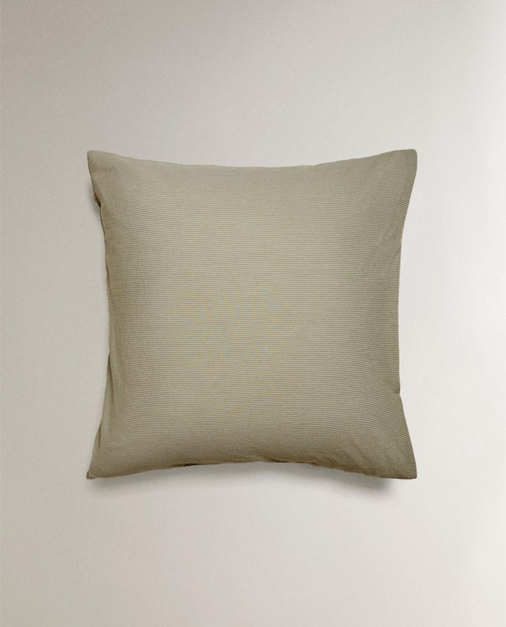 ZARA HOME НАВОЛОЧКА В ПОЛОСКУ, ЗЕЛЕНЫЙ