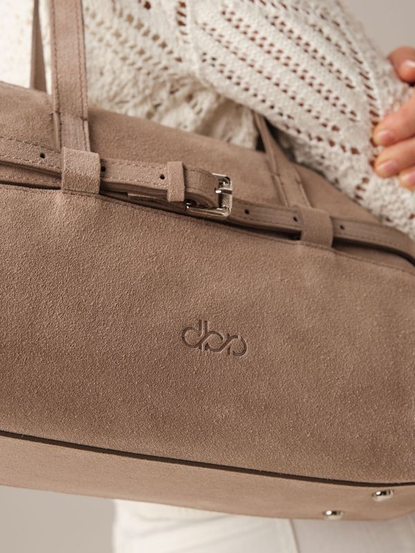 Замшевая сумка DBR Rumi mini 31400 ваниль