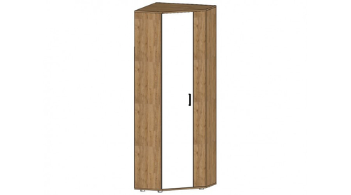 Шкаф угловой Инфинити Дуб вотан / Белый