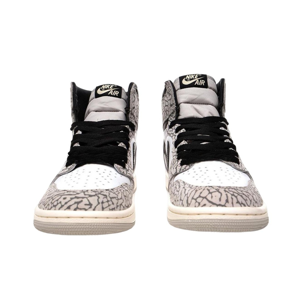 Кроссовки Air Jordan 1 Retro High OG White Cement