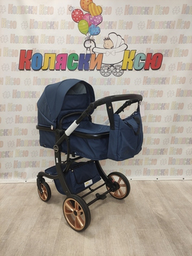 Коляска трансформер Farfello Aimile Original New Black темно-синий