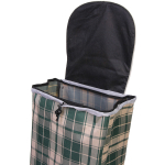 Тележка хозяйственная с сумкой (93*33*26см, колеса 16см,грузоподъемность до 30 кг.) зеленая SYD-016