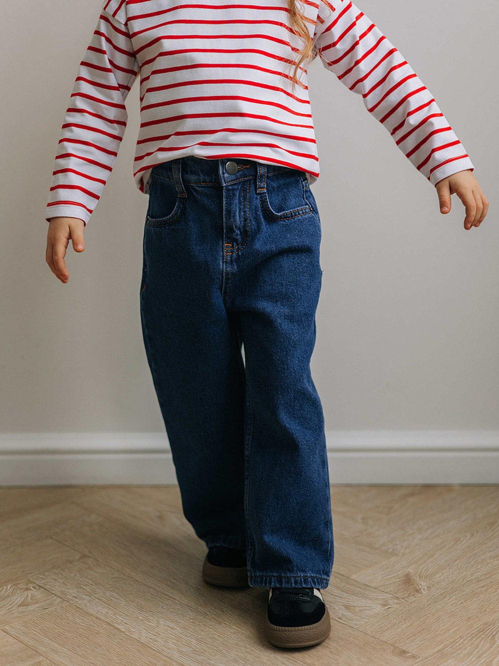Джинсы Wide Leg, Синий