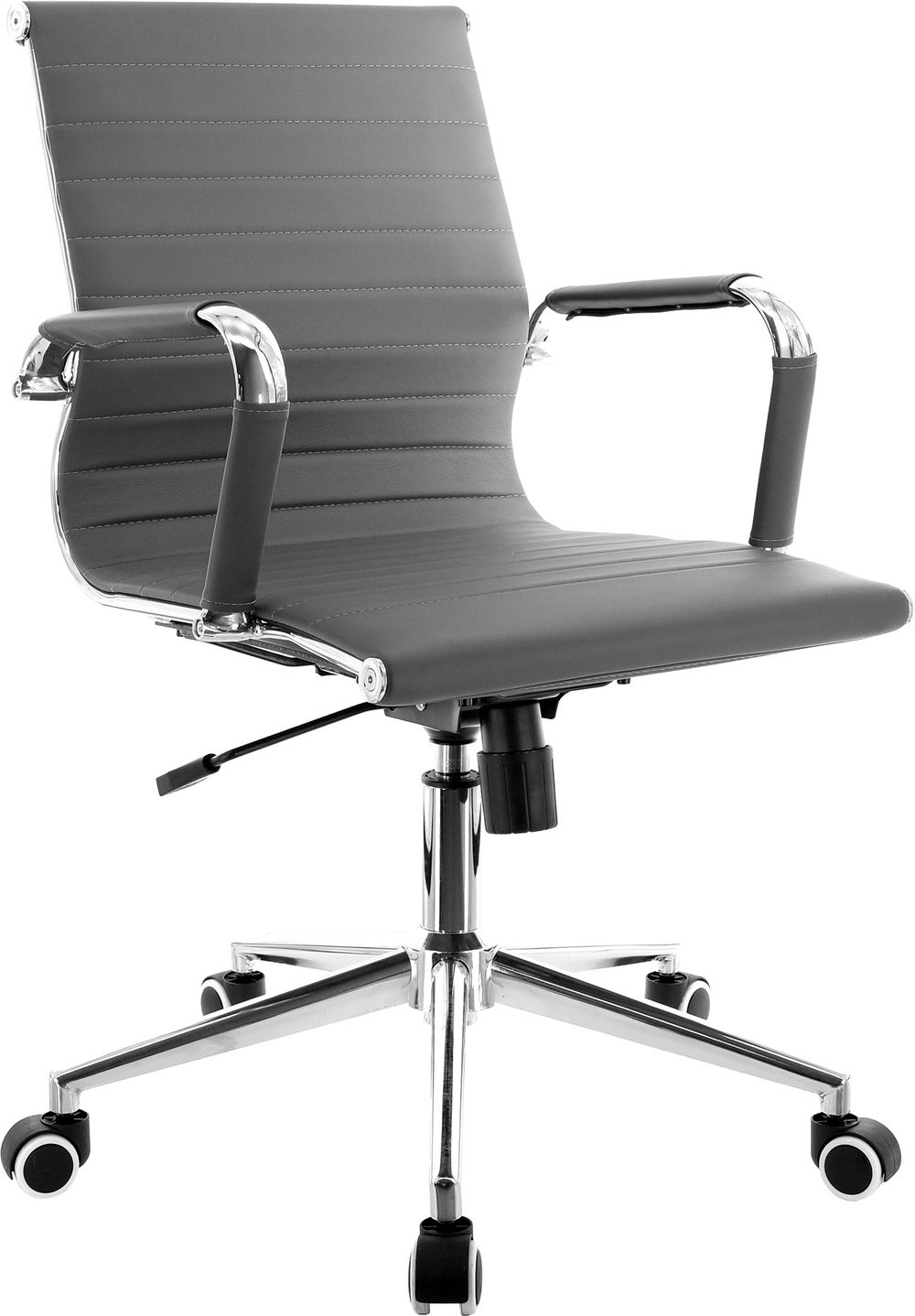 Кресло Everprof Leo T Экокожа Серый