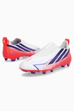 Бутсы adidas F50 Hyperfast League LL FG Junior - белый