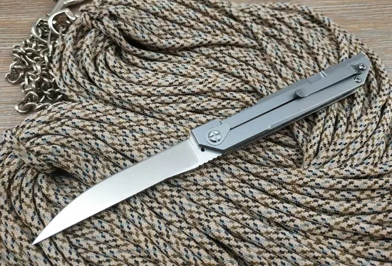 Складной нож Steelclaw ПЭР c клинком из стали AUS-8, рукоять Stainless Steel