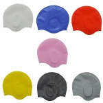 Шапочка для плавания силиконовая SCP06 (микс цветов)