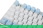 Клавиатура A4Tech Fstyler Neon синий/белый (FS100)