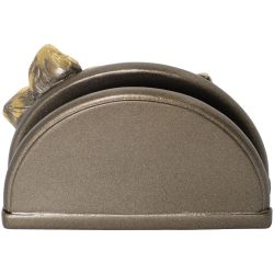 Сувенир Салфетница Орхидея Мильтония Бронза