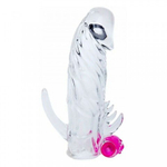 Насадка на пенис со стимулятором клитора