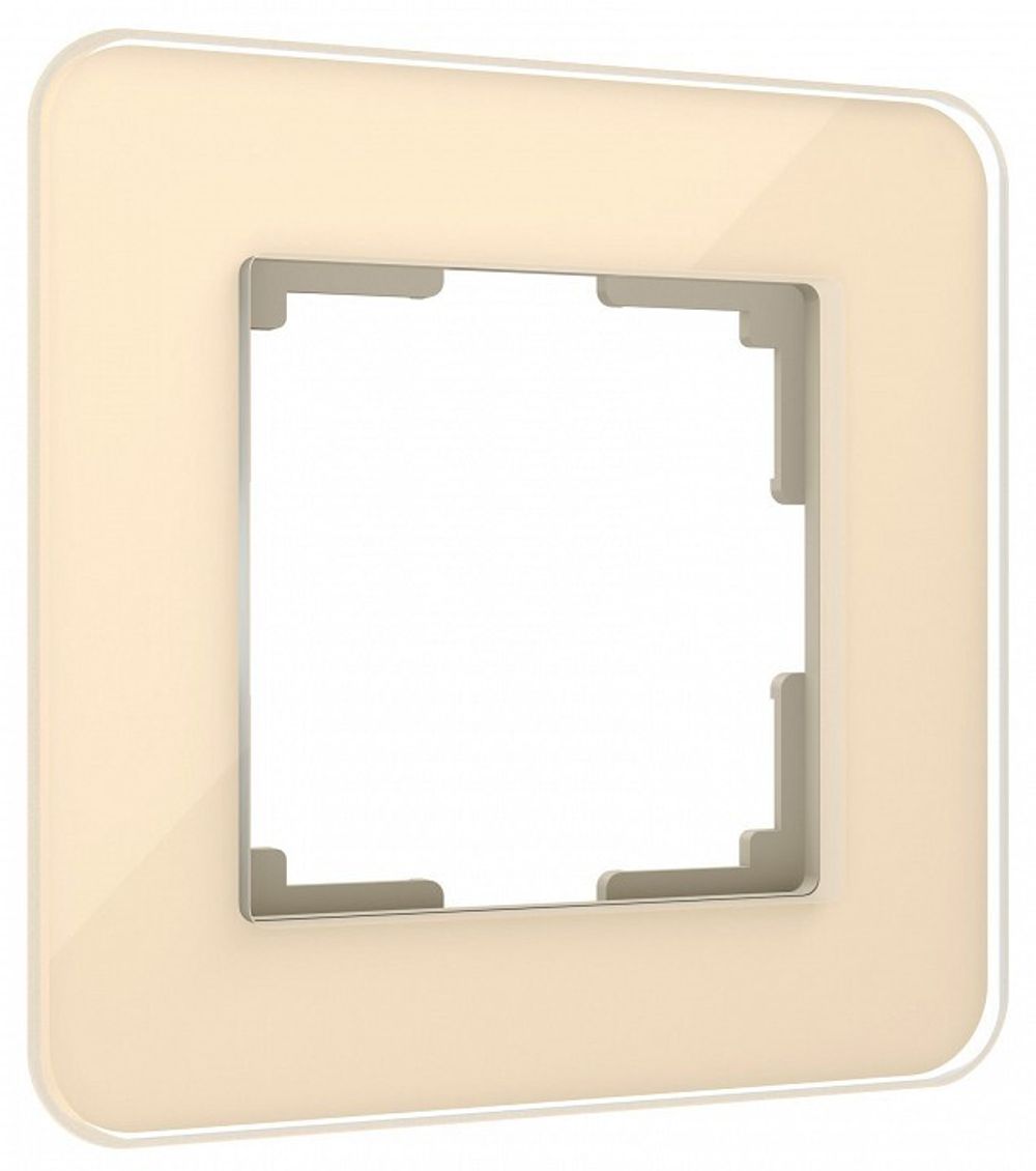 Рамка на 1 пост Werkel Elite (айвори, стекло) W0012443