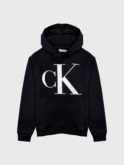 Худи Calvin Klein Monogram Logo Fleece Black