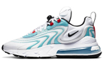 Nike Air Max 270 React ENG low-top running shoes men's white and blue