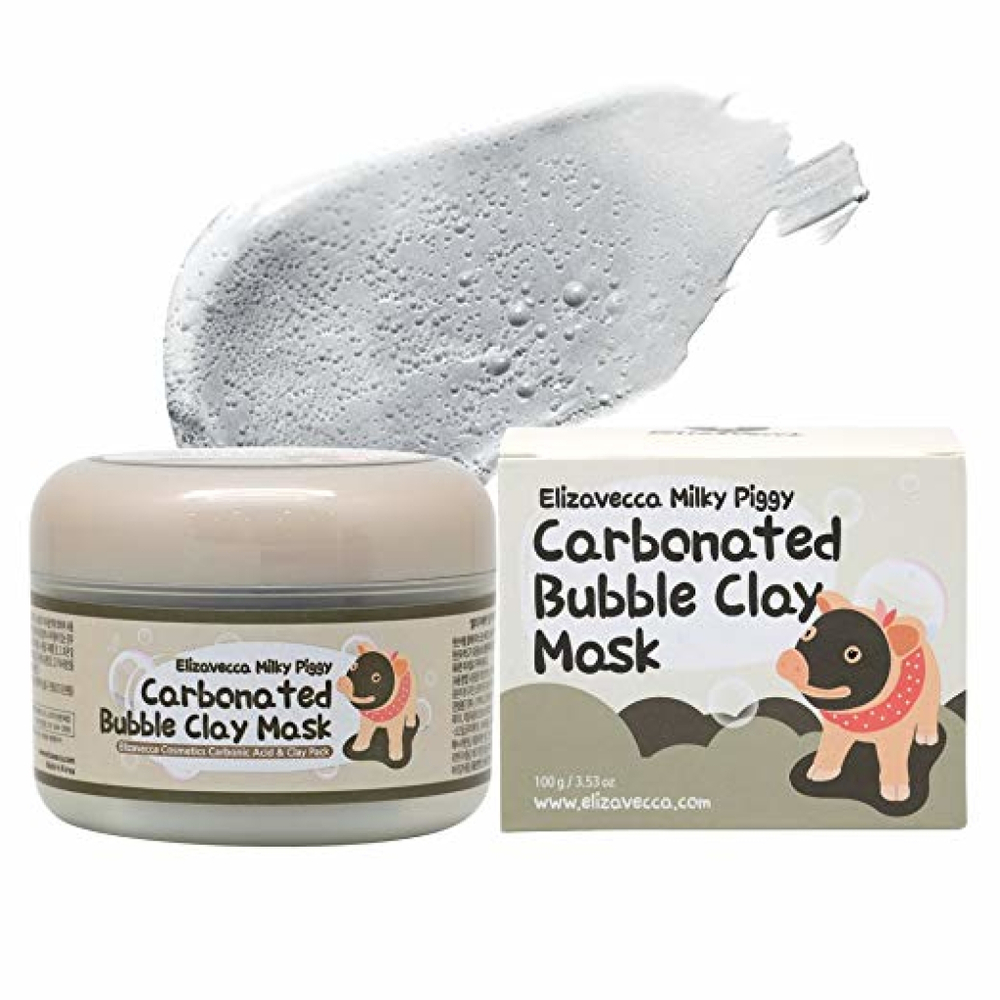 Маска для очищения пор глиняно-пузырьковая Elizavecca Milky Piggy Carbonated Bubble Clay Pack, 100 гр.