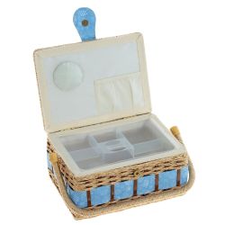 GAEM Шкатулка для рукоделия (с подносом и набором для шитья), L28 W18 H13 см