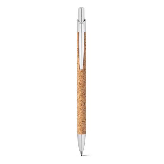 NATURA. Шариковая ручка из пробки и алюминия с зажимом