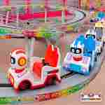 Большая катальная горка «Цветные гонки», 8 кабин 16 мест, 16×8×2,4 м