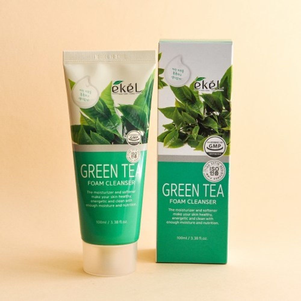 Ekel. Пенка для умывания с экстрактом зеленого чая Green Tea Foam Cleanser