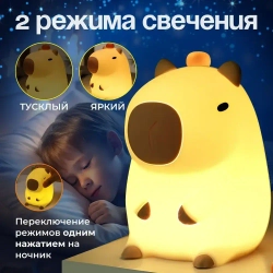 НОЧНИК детский силиконовый Капибара, MASIK