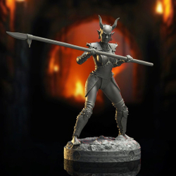 набор из 4шт Оскверненные Амазонки ДнД DnD миниатюры набор Catacombs of Anguish