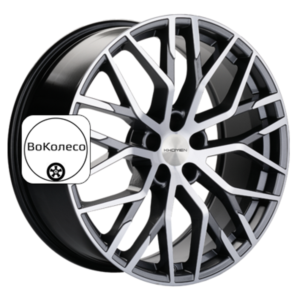8,5x20/5x112 ET30 D66,5 KHW2005 (Audi/VW) Gray-FP Khomen Wheels