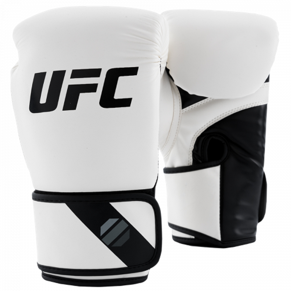 UFC Pro Fitness Перчатки тренировочные для спарринга белые - 6 Oz