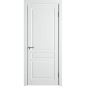 Межкомнатная дверь эмаль VFD Stockholm Polar белая глухая