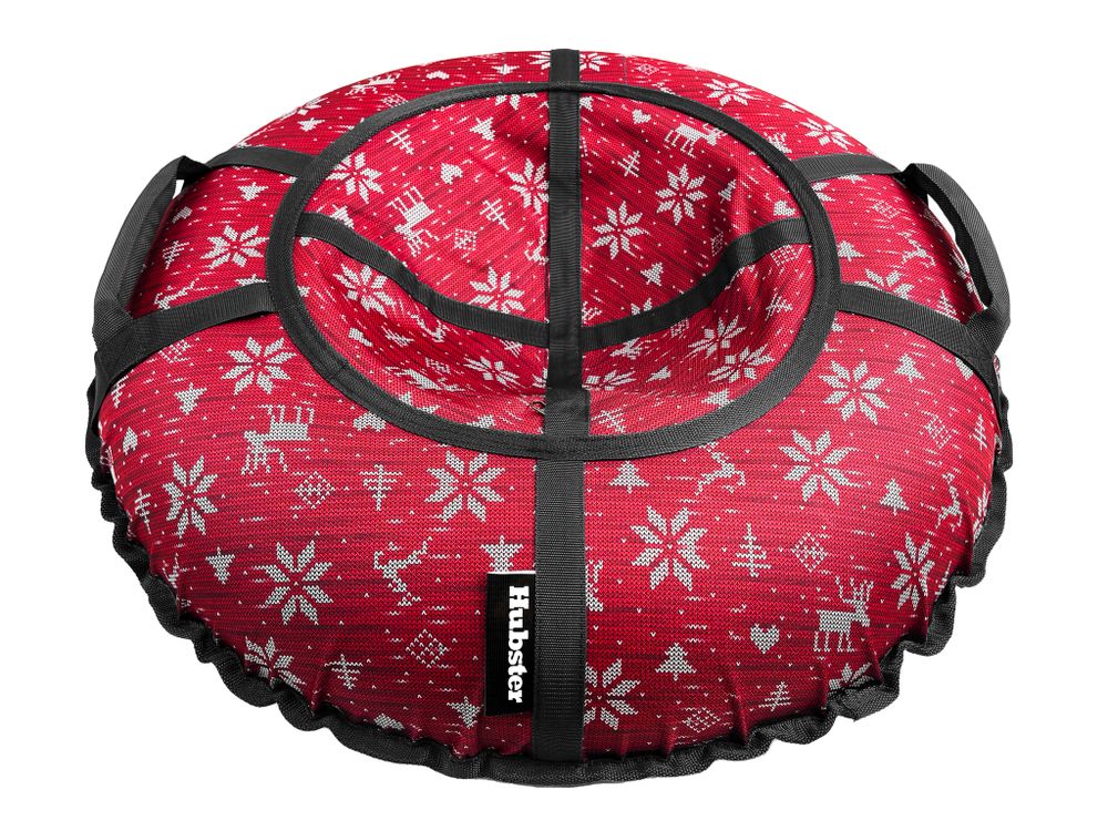 Тюбинг Hubster Люкс Pro S Тундра бордовая