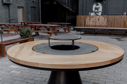 Дровяной гриль-стол Elbrus Grill Тибет 850 (диаметр стола 1490 мм)