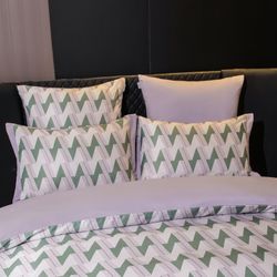 Комплект постельного белья Сатин MS «Динамика зелени»