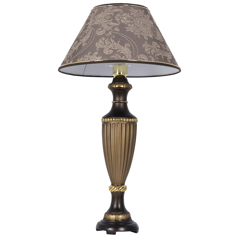 Ваза Ребристая Бронза Голдбраун