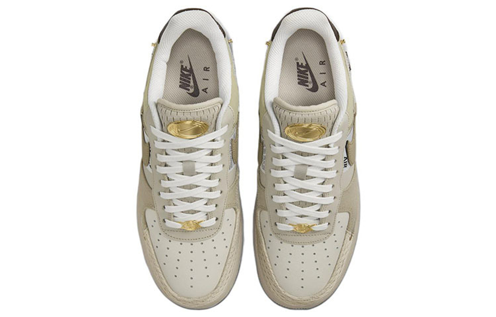 Кроссовки Nike Air Force 1 Low Tan Bling (Женская размерная сетка)