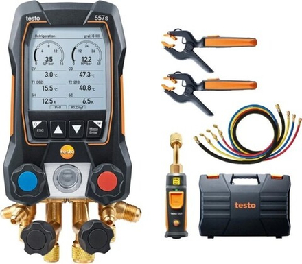 Цифровой манометрический коллектор Testo 557 s комплект 2 в кейсе 0564 5572