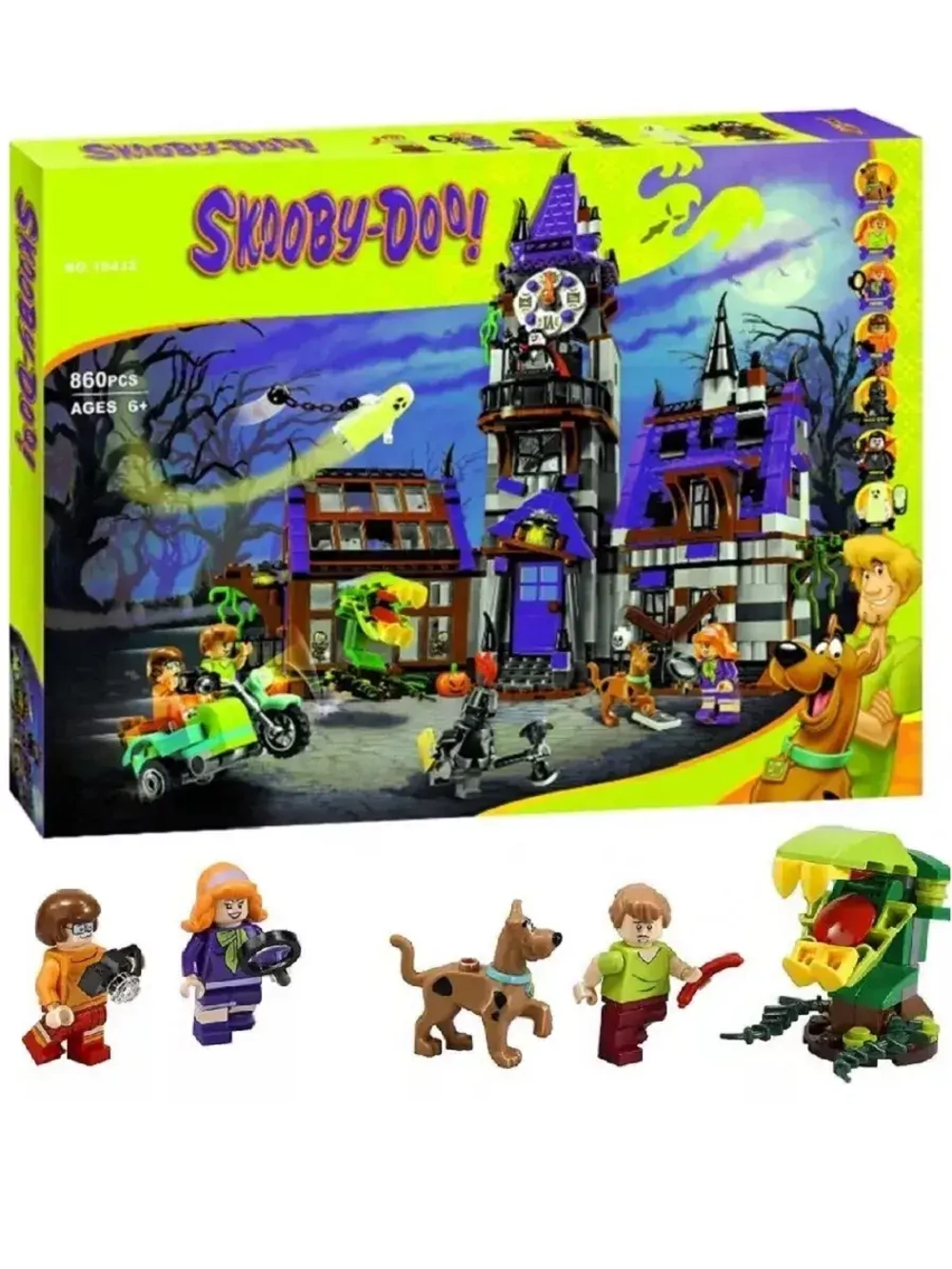 Конструктор Скуби-Ду Таинственный особняк 860 деталей