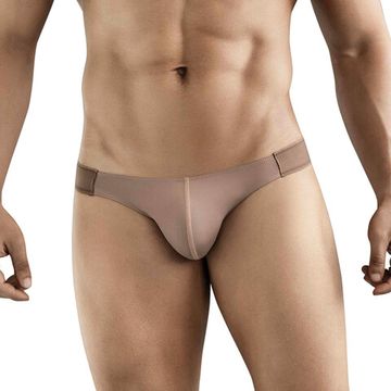 Мужские трусы танга коричневые Clever Moda SAPPHIRE BRIEF 176615