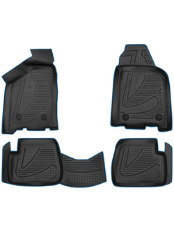 Коврики в салон для LADA (ВАЗ) Samara KANT.F900250E1.BL