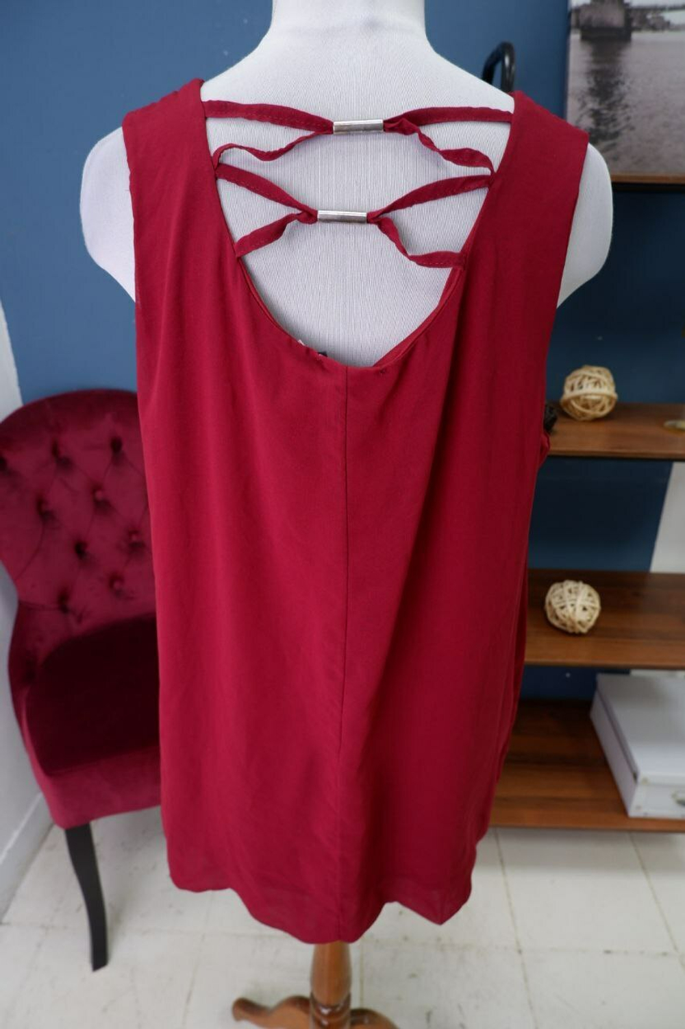 Топ однотонный 58 размер