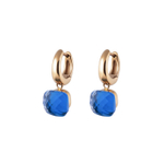 Серьги Qudo Firenze sapphire 300299 BL/RG