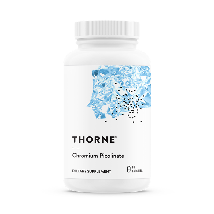 Пиколинат хрома 500 мкг, Chromium Picolinate 500 mcg, Thorne Research, 60 капсул