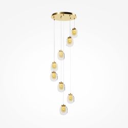 Люстра подвесная светодиодная Maytoni   MOD367PL-L30BBSK