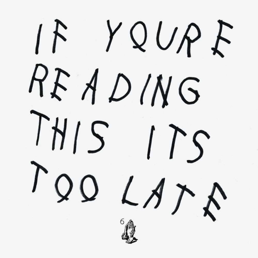 Drake / If You&#39;re Reading This It&#39;s Too Late (2LP)