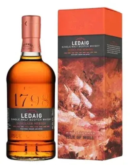 Виски Ledaig, Sinclair Series Rioja Cask Finish, gift box, 0.7 л