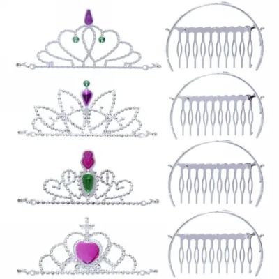 Корона-гребень пластиковая карнавальная «Принцесса» 4*9см 2174/4