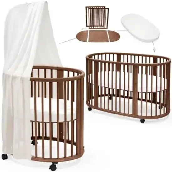 Кроватка STOKKE Sleepi комплект 6 в 1 (Warm brown)