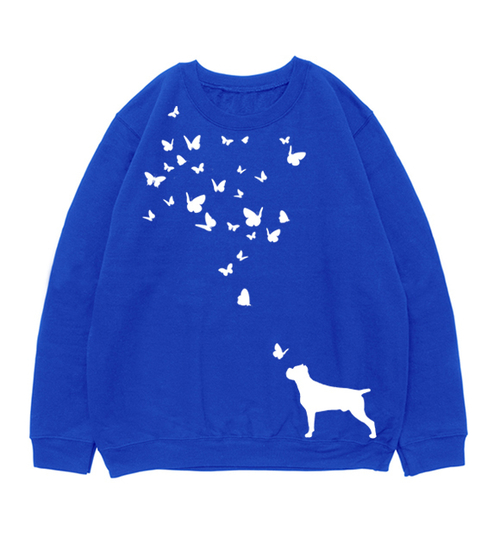 Свитшот "Кане Корсо и бабочки"