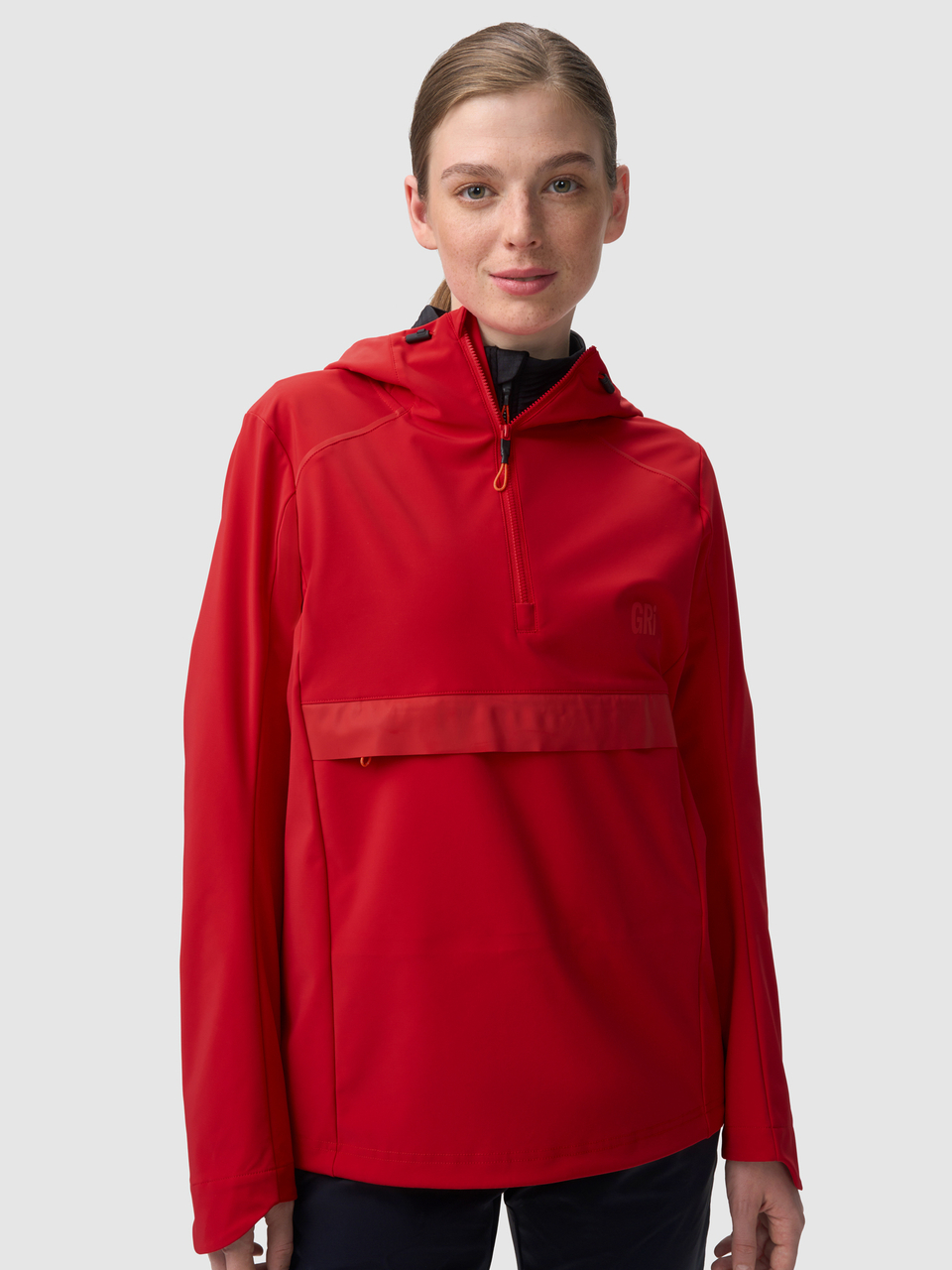 Анорак женский Маяк красно-оранжевый